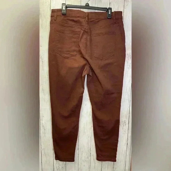 SHEIN Crimson/Burgundy Skinny Jeans size 1XL/14 - Picture 7 of 8